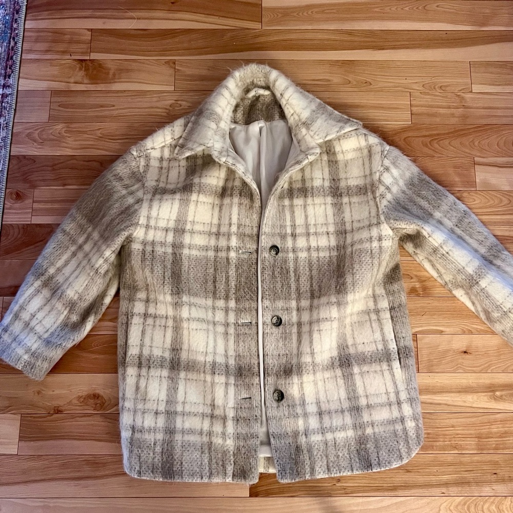 & Other Stories Oversized Plaid Shirt Jacket
